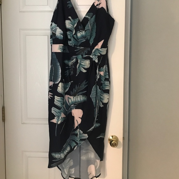 Women's Spaghetti Strap Floral Beach Casual Dress - Picture 2 of 2